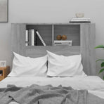 Headboard Cabinet Grey Sonoma 100 cm