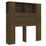 Headboard Cabinet Brown Oak 100 cm