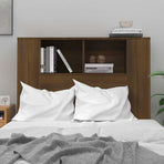 Headboard Cabinet Brown Oak 100 cm