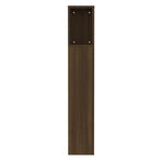 Headboard Cabinet Brown Oak 100 cm