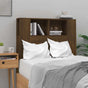 Headboard Cabinet Brown Oak 100 cm