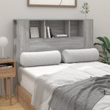 Headboard Cabinet Grey Sonoma 120 cm