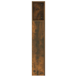 Headboard Cabinet Smoked Oak 160 cm - 45-Degree Angle