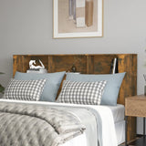Headboard Cabinet Smoked Oak 180 cm
