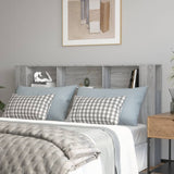 Headboard Cabinet Grey Sonoma 180x18.5x104.5 cm