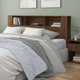 Headboard Cabinet Brown Oak 200 cm