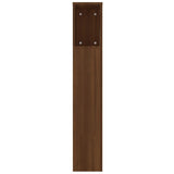 Headboard Cabinet Brown Oak 220 cm - 45-Degree Angle