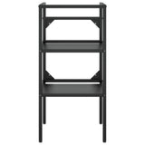 Bathroom Washbasin Frame with Built-in Basin Black Iron