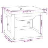Bathroom Washbasin Frame with Built-in Basin Black Iron