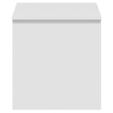 Coffee Table White 102x50.5x52.5 cm Engineered Wood - 45-Degree Angle