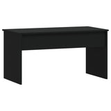Coffee Table Black 102x50.5x52.5 cm Engineered Wood - Side View