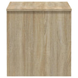 Coffee Table Sonoma Oak 102x50.5x52.5 cm Engineered Wood - 45-Degree Angle