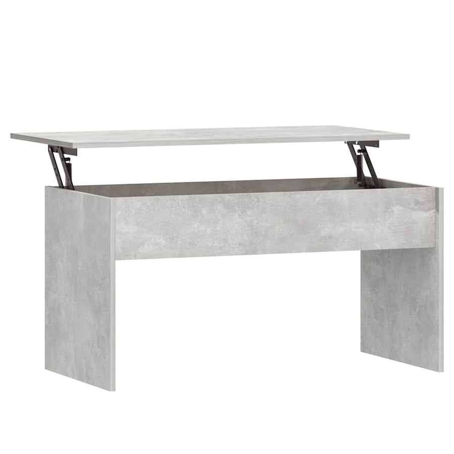 Coffee Table Concrete Grey 102x50.5x52.5 cm Engineered Wood