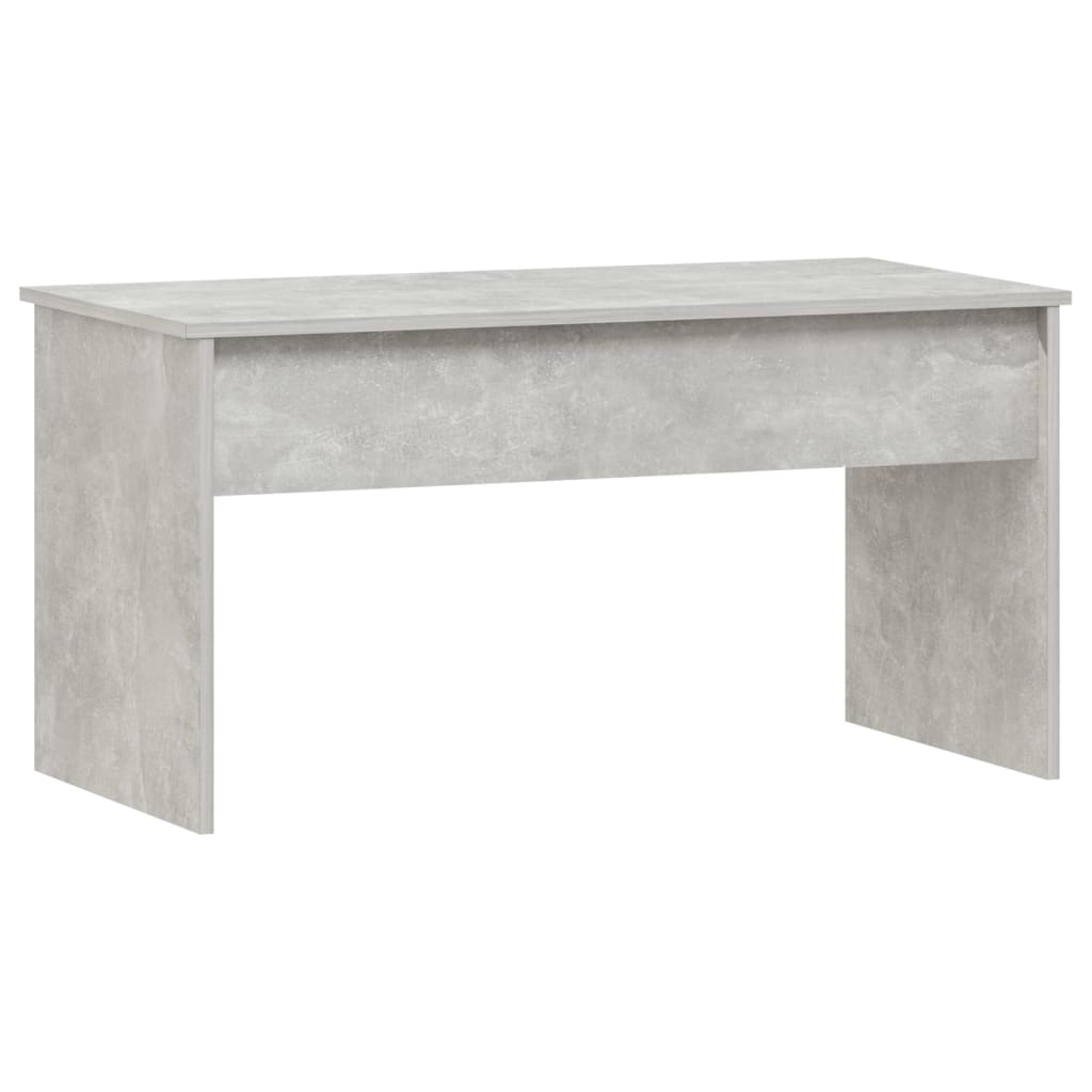 Coffee Table Concrete Grey 102x50.5x52.5 cm Engineered Wood