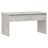 Coffee Table Concrete Grey 102x50.5x52.5 cm Engineered Wood - Side View