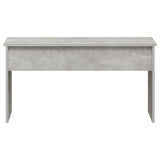 Coffee Table Concrete Grey 102x50.5x52.5 cm Engineered Wood - Top-Down View
