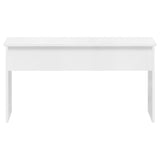 Coffee Table High Gloss White 102x50.5x52.5 cm Engineered Wood - Top-Down View