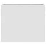 Coffee Table White 80x50.5x41.5 cm Engineered Wood