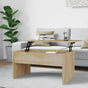 Coffee Table Sonoma Oak 80x50.5x41.5 cm Engineered Wood
