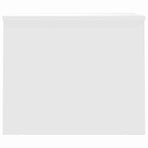 Coffee Table High Gloss White 80x50.5x41.5 cm Engineered Wood