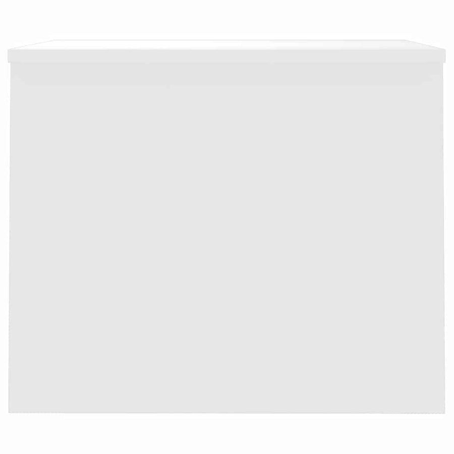 Coffee Table High Gloss White 80x50.5x41.5 cm Engineered Wood