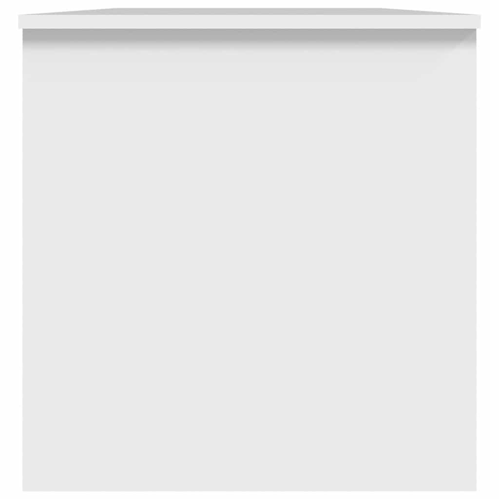 Coffee Table White 102x50x52.5 cm Engineered Wood