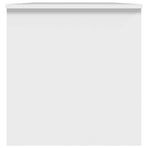 Coffee Table White 102x50x52.5 cm Engineered Wood