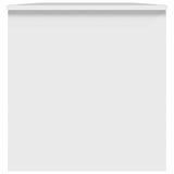 Coffee Table White 102x50x52.5 cm Engineered Wood - Close-Up Angle