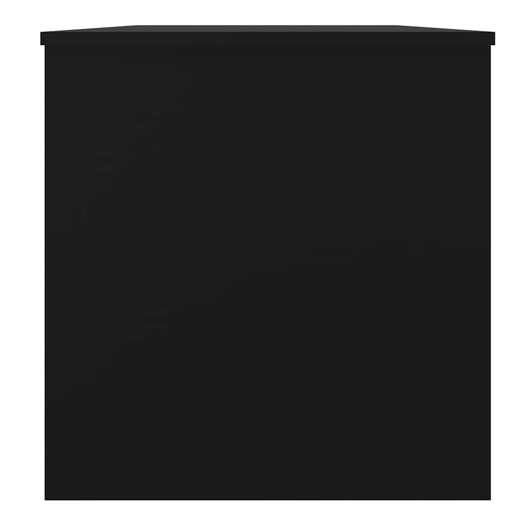 Coffee Table Black 102x50x52.5 cm Engineered Wood