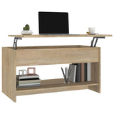 Coffee Table Sonoma Oak 102x50x52.5 cm Engineered Wood