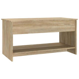 Coffee Table Sonoma Oak 102x50x52.5 cm Engineered Wood