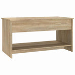 Coffee Table Sonoma Oak 102x50x52.5 cm Engineered Wood