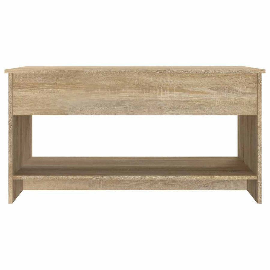 Coffee Table Sonoma Oak 102x50x52.5 cm Engineered Wood