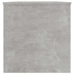 Coffee Table Concrete Grey 102x50x52.5 cm Engineered Wood