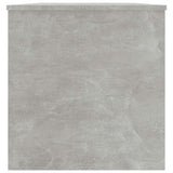 Coffee Table Concrete Grey 102x50x52.5 cm Engineered Wood - Close-Up Angle
