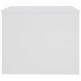 Coffee Table White 80x50x40 cm Engineered Wood