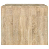 Coffee Table Sonoma Oak 80x50x40 cm Engineered Wood - Close-Up Angle