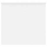 Coffee Table White 102x55.5x52.5 cm Engineered Wood - 45-Degree Angle