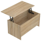 Coffee Table Sonoma Oak 102x55.5x52.5 cm Engineered Wood