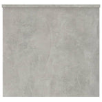 Coffee Table Concrete Grey 102x55.5x52.5 cm Engineered Wood