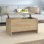 Coffee Table Sonoma Oak 80x55.5x41.5 cm Engineered Wood