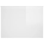 Coffee Table High Gloss White 80x55.5x41.5 cm Engineered Wood