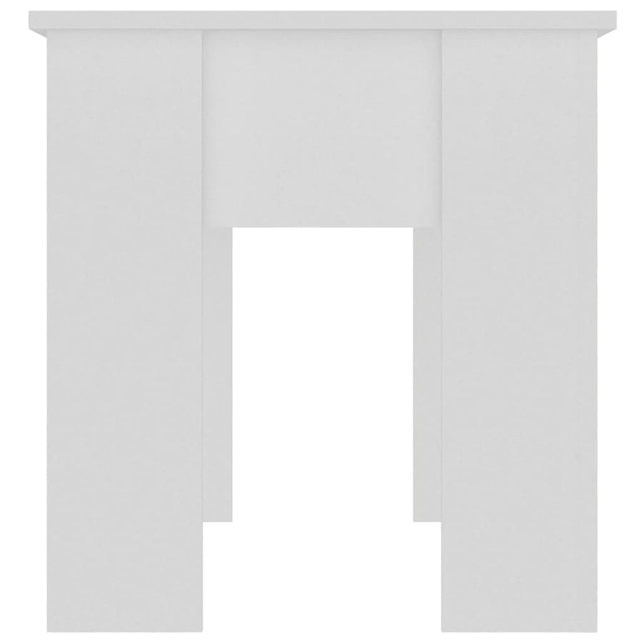 Coffee Table White 101x49x52 cm Engineered Wood