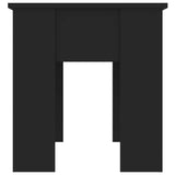 Coffee Table Black 101x49x52 cm Engineered Wood - Close-Up Angle