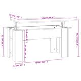 Coffee Table Sonoma Oak 101x49x52 cm Engineered Wood