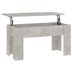Coffee Table Concrete Grey 101x49x52 cm Engineered Wood