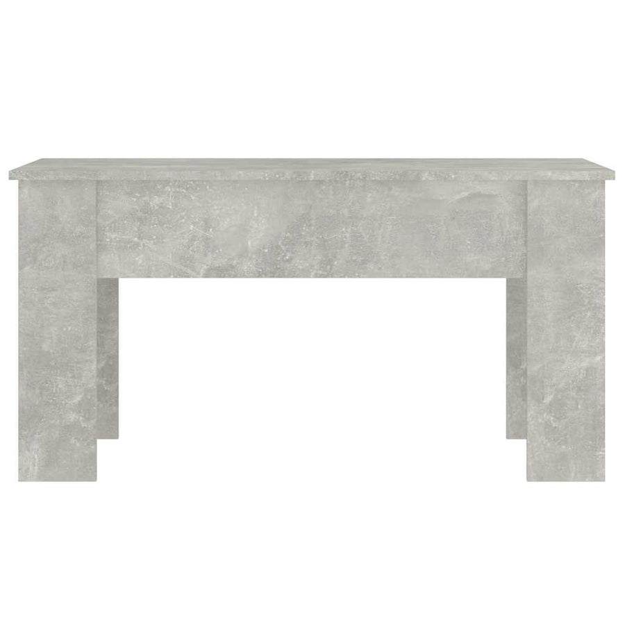 Coffee Table Concrete Grey 101x49x52 cm Engineered Wood