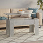 Coffee Table Concrete Grey 101x49x52 cm Engineered Wood