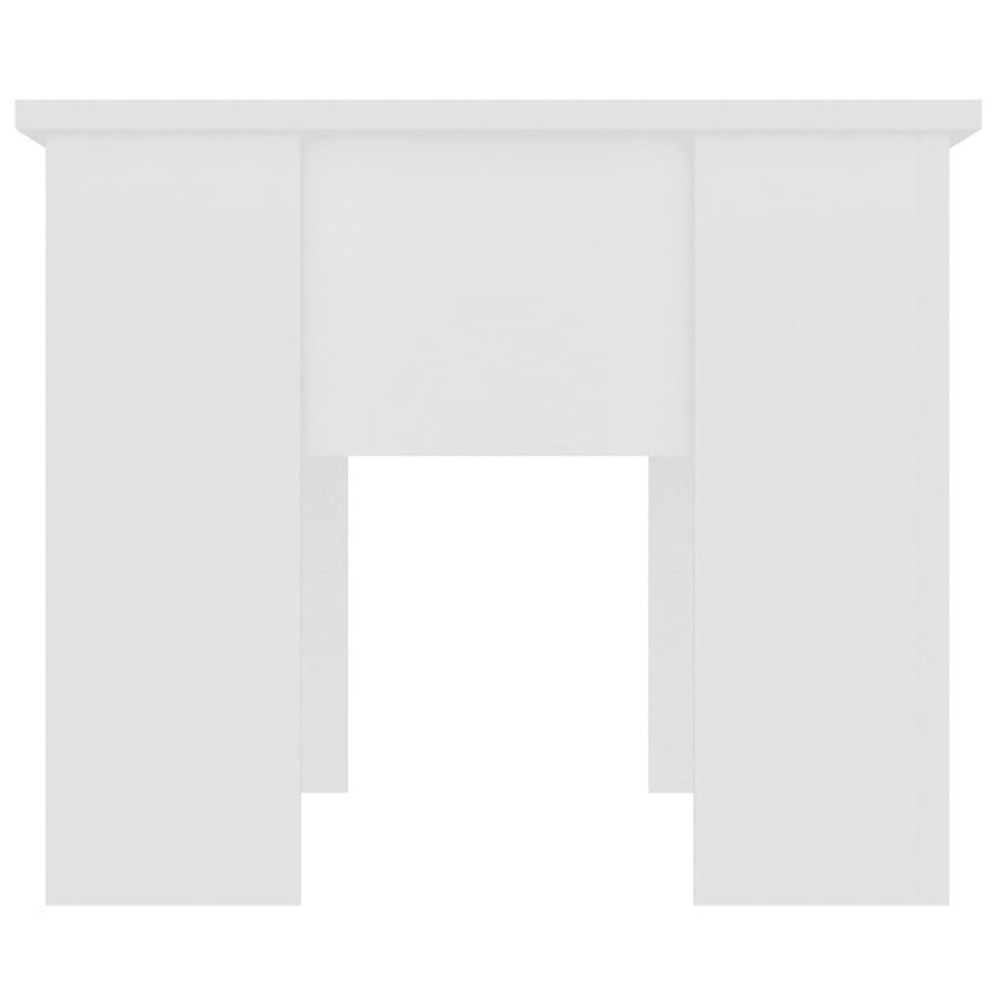 Coffee Table White 79x49x41 cm Engineered Wood
