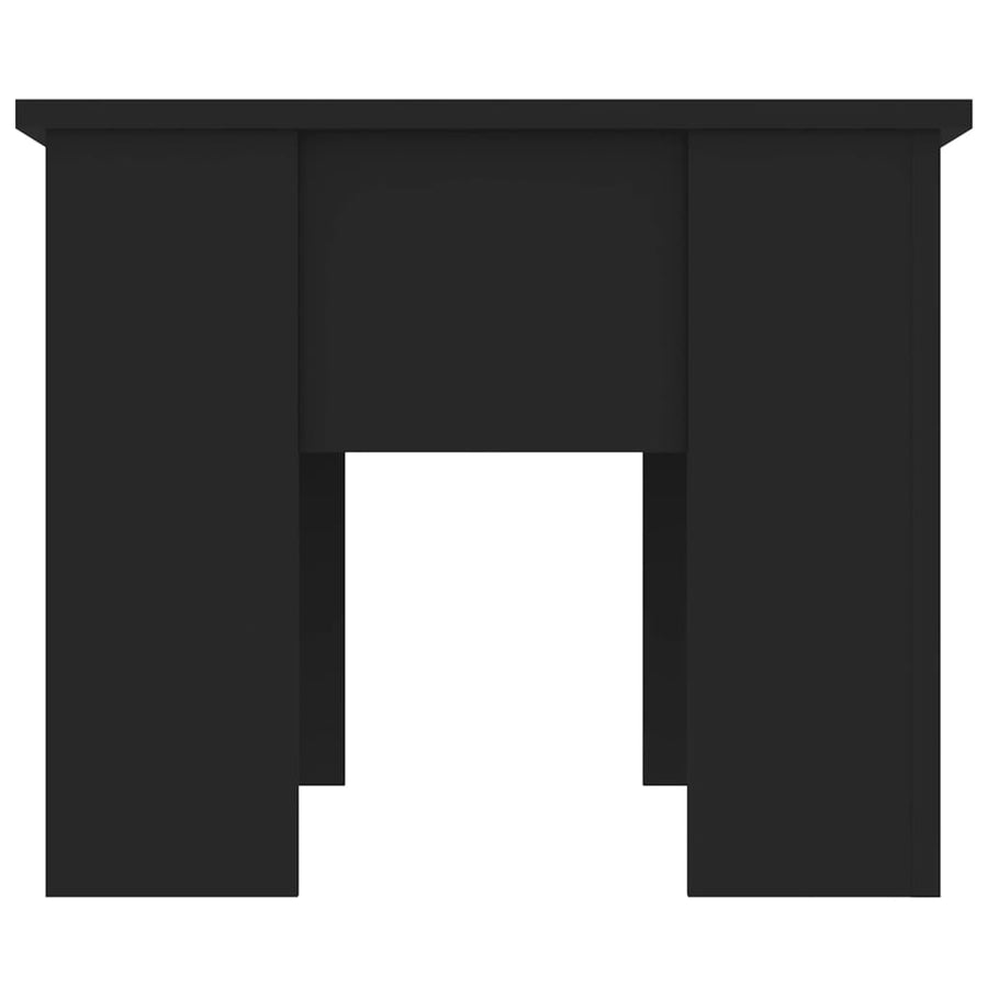 Coffee Table Black 79x49x41 cm Engineered Wood